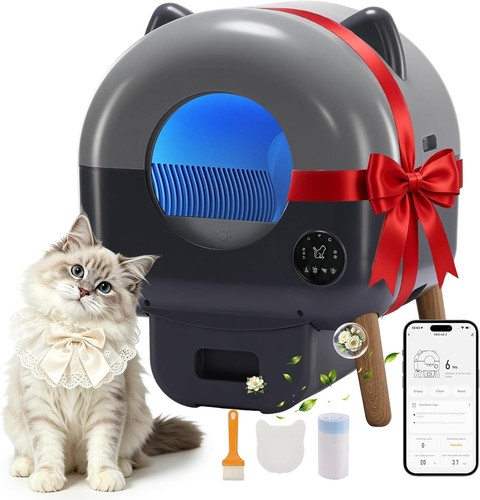 Gtplayer Automatische selbstreinigende Katzentoilette App Sicherheitssensor