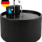 Katzenbrunnen Kabellos Keramik, 2,2L Trinkbrunnen Für