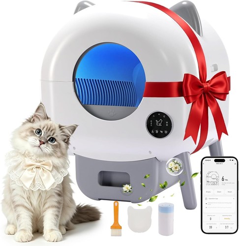 Gtplayer Automatische selbstreinigende Katzentoilette App Sicherheitssensor