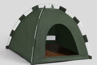 Cooling Pet Tent – 4 Sizes Washable Cat Bed w/ Mesh Cooling Mat Indoor Outdoor | Traverseon
