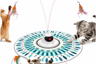 Interaktives Katzenspielzeug 3 in 1, USB