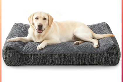 Hundebett Orthopädisch Ergonomisch Waschbar Rutschfest 97x71x22cm
