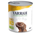 YARRAH Bio-Nassfutter in Soße für ausgewachsene Hunde, Huhn, 820 g