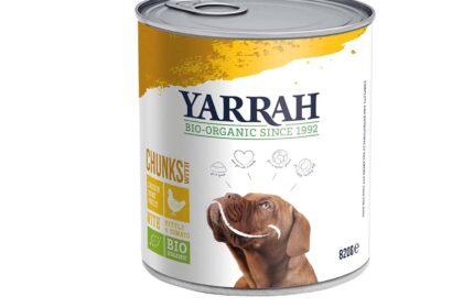 YARRAH Bio-Nassfutter in Soße für ausgewachsene Hunde, Huhn, 820 g