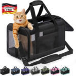 Conlun Transportbox Katze M, Flugzeugtaugliche Katzentransportbox