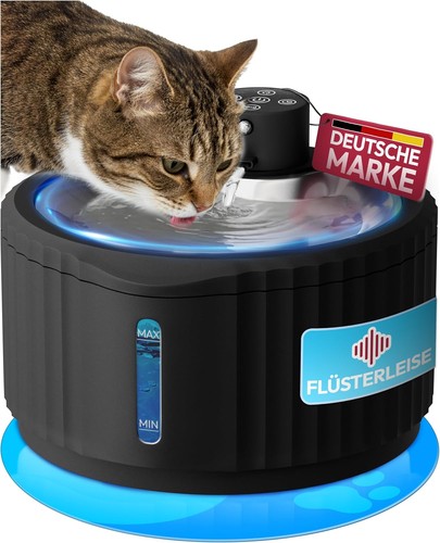 Miaura® Katzenbrunnen kabellos und super leise
