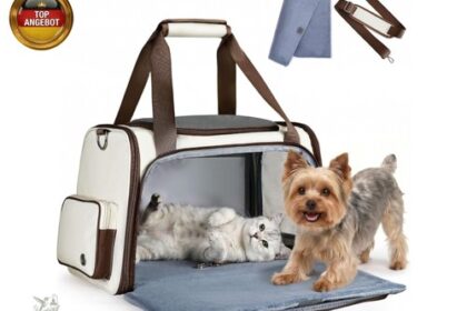 HOMESPON Katzen Transportbox Flugzeug Zugelassen -