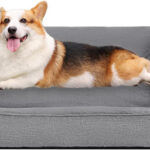 HMTOPE Hundebett Mittelgroße Hunde, Abnehmbar Waschbar,