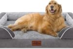 Hundebett Orthopädisch 106x76x21 cm Wasserfest Waschbar