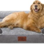 Hundebett Orthopädisch 106x76x21 cm Wasserfest Waschbar