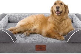 Hundebett Orthopädisch 106x76x21 cm Wasserfest Waschbar