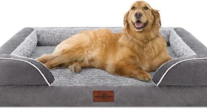 Hundebett Orthopädisch 106x76x21 cm Wasserfest Waschbar