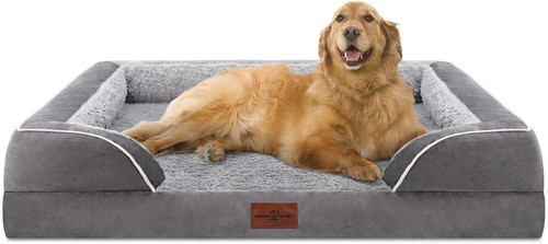 Hundebett Orthopädisch 106x76x21 cm Wasserfest Waschbar